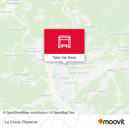 La Croce map