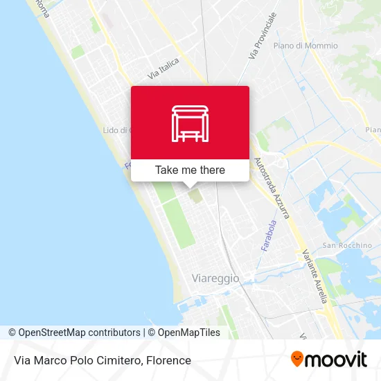 Via Marco Polo Cimitero map