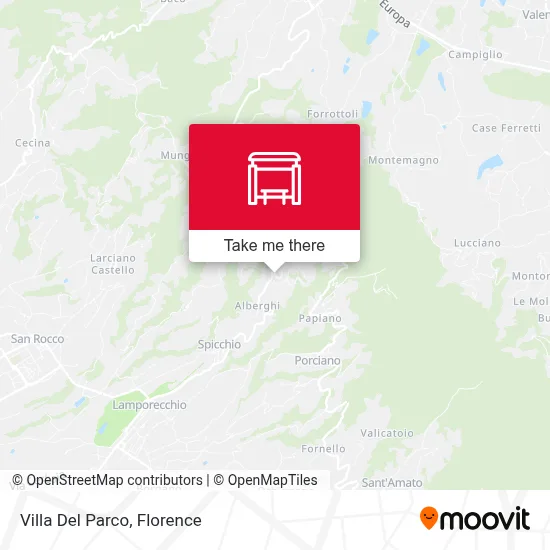 Villa Del Parco map