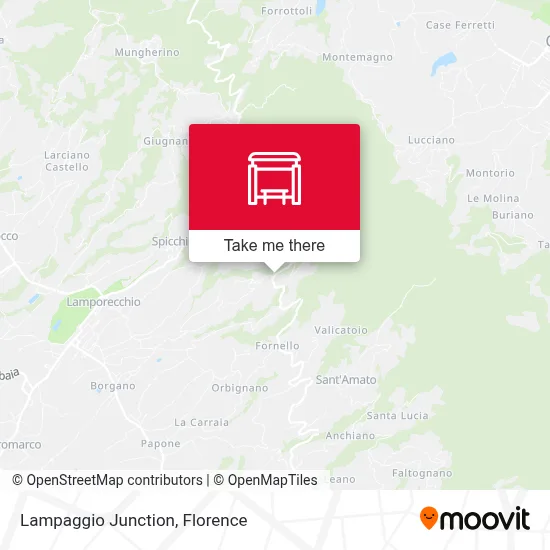 Lampaggio Junction map
