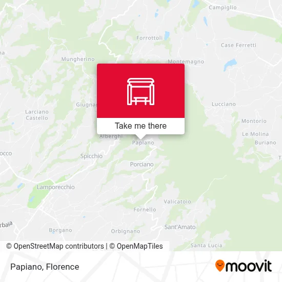 Papiano map