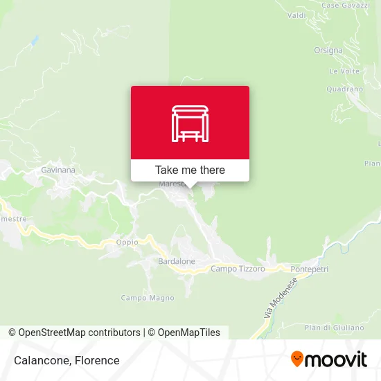 Calancone map
