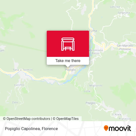 Popiglio Capolinea map