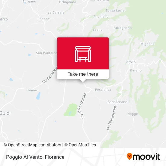 Poggio Al Vento map