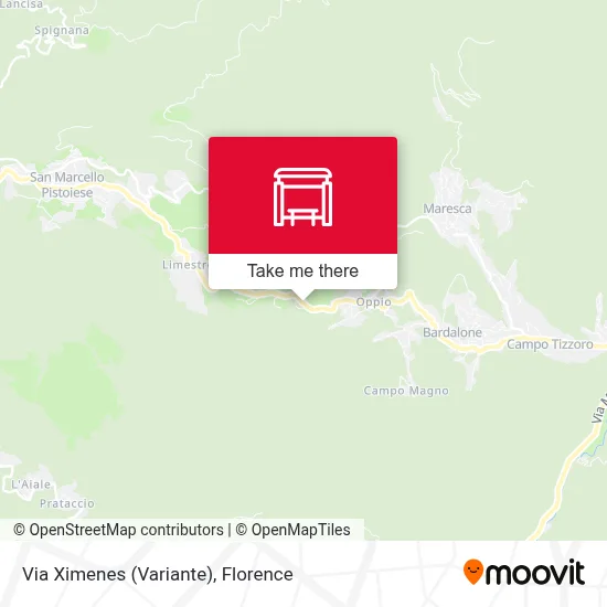 Via Ximenes (Variante) map