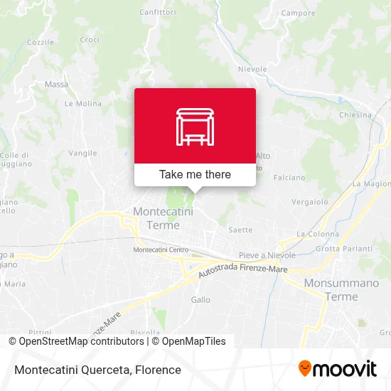 Montecatini Querceta map