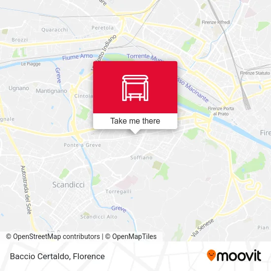 Baccio Certaldo map