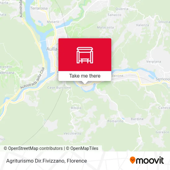 Agriturismo Dir.Fivizzano map