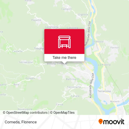 Corneda map