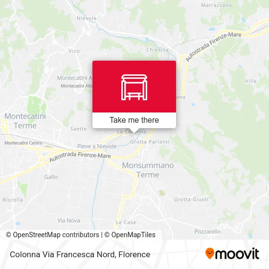Colonna Via Francesca Nord map