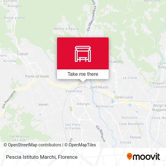 Pescia Istituto Marchi map