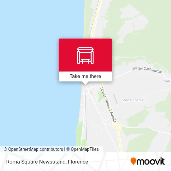 Roma Square Newsstand map