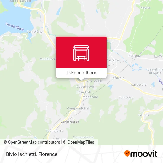 Bivio Ischietti map