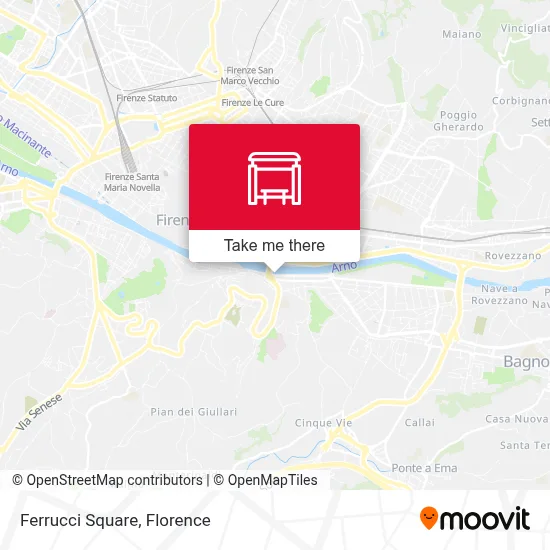 Ferrucci Square map