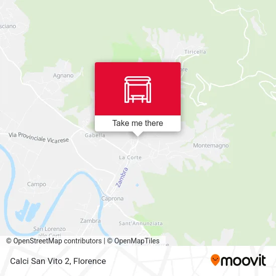 Calci San Vito 2 map