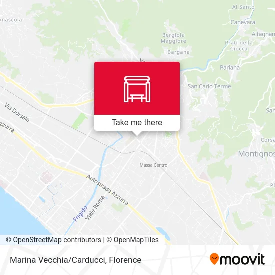 Marina Vecchia/Carducci map