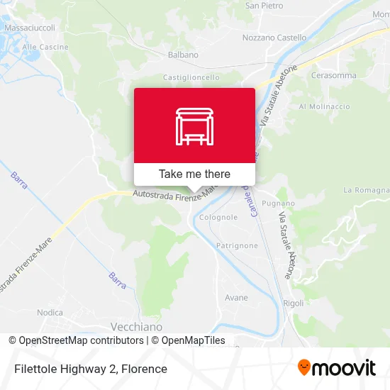 Filettole Highway 2 map