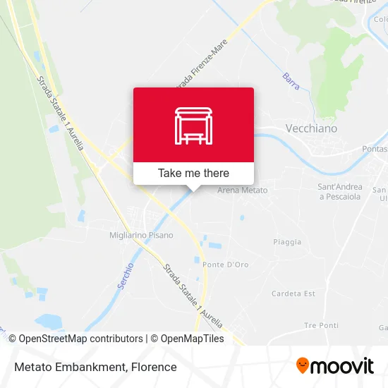 Metato Embankment map