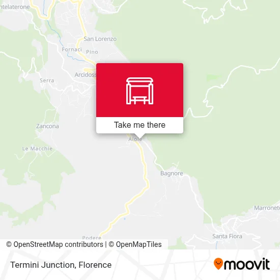 Termini Junction map