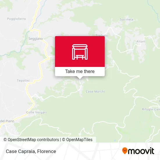 Case Capraia map