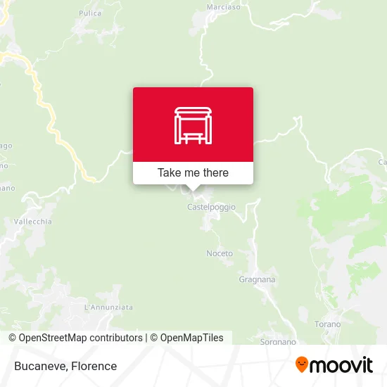 Bucaneve map