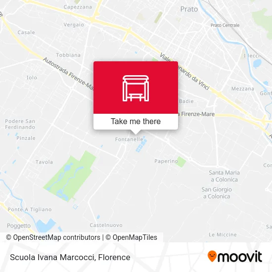 Scuola Ivana Marcocci map