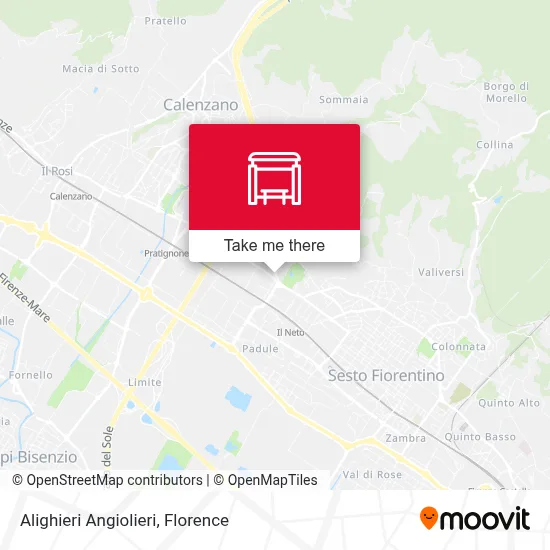 Alighieri Angiolieri map