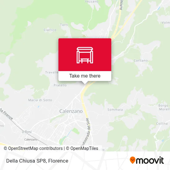Della Chiusa SP8 map