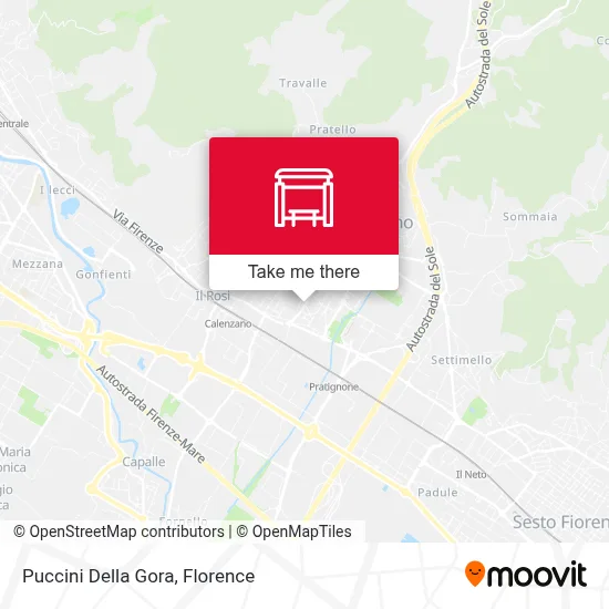 Puccini Della Gora map