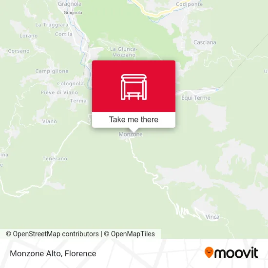 Monzone Alto map
