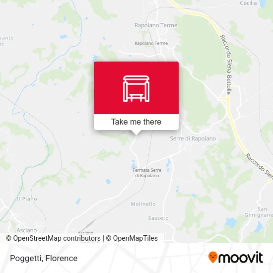 Poggetti map