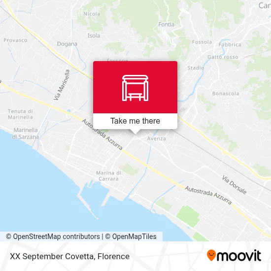 XX September Covetta map