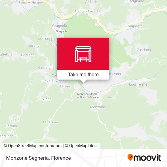 Monzone Segheria map
