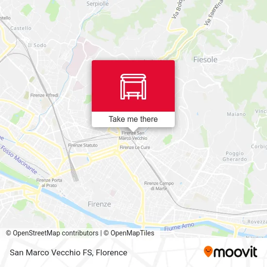 San Marco Vecchio FS map