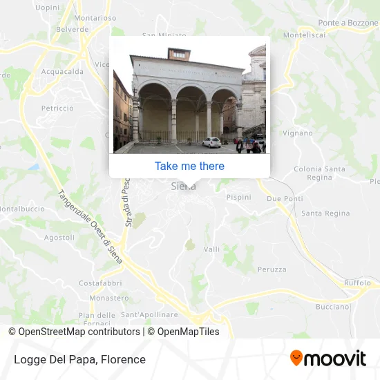 Logge Del Papa map