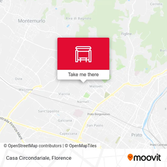 Casa Circondariale map