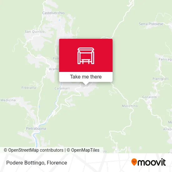 Podere Bottingo map