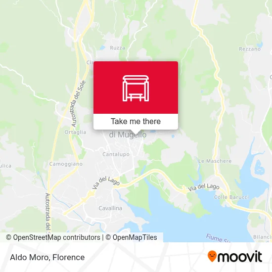 Aldo Moro map