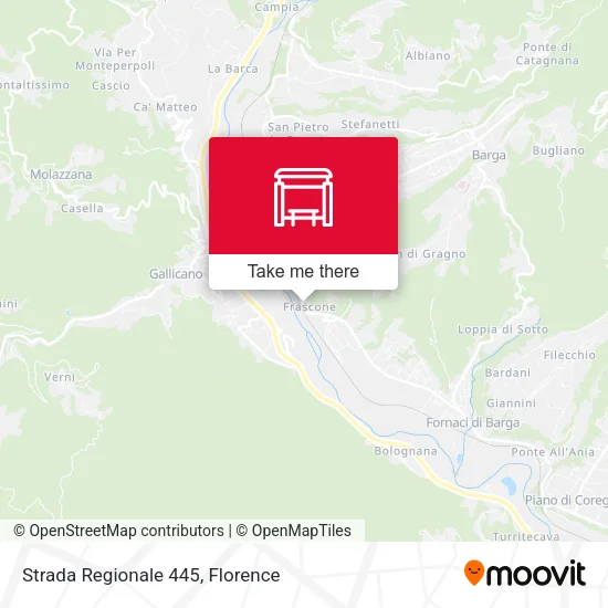 Strada Regionale 445 map