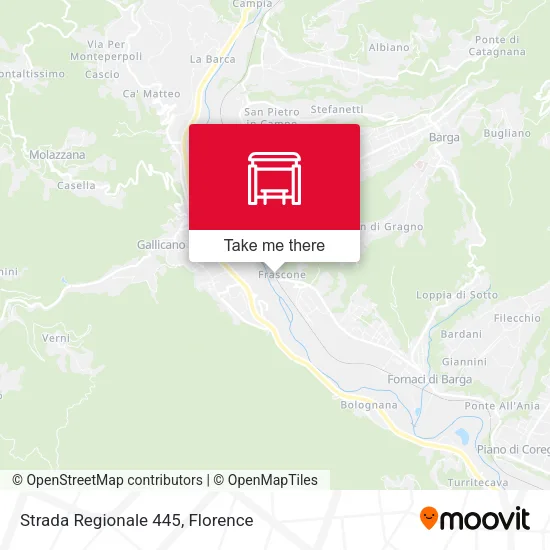Strada Regionale 445 map
