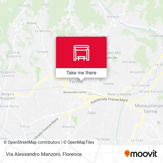 Via Alessandro Manzoni map