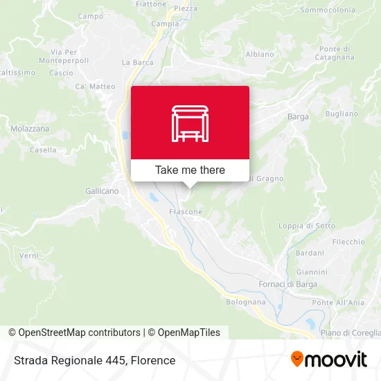 Strada Regionale 445 map