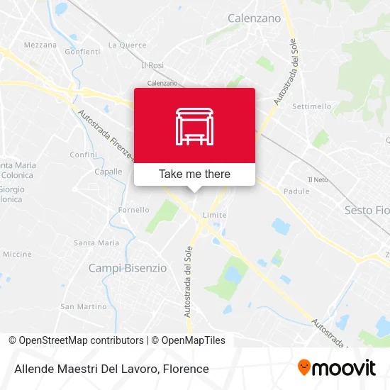 Allende Maestri Del Lavoro map