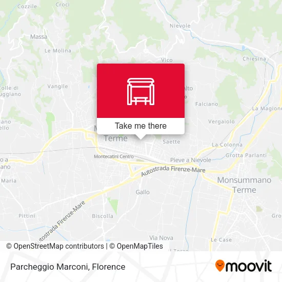 Parcheggio Marconi map