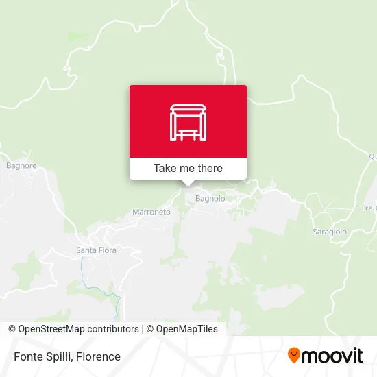Fonte Spilli map