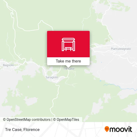 Tre Case map
