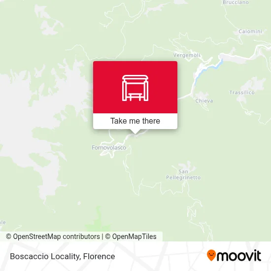 Boscaccio Locality map