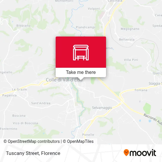 Tuscany Street map