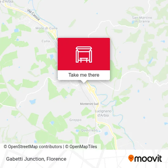 Gabetti Junction map