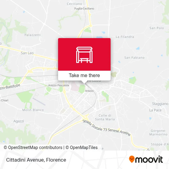 Cittadini Avenue map